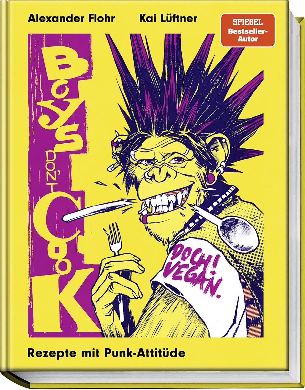 Cover von Boys dont cook - doch! Vegan.