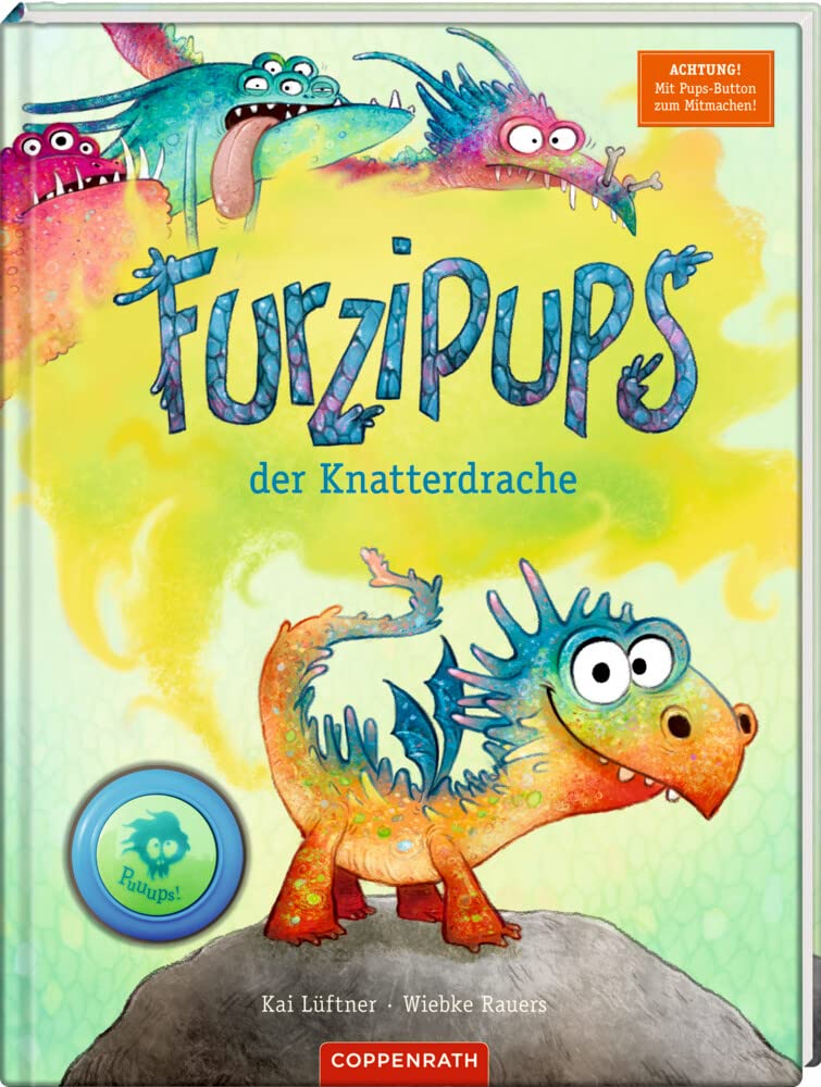 Furzipups der Knatterdrache -Bilderbuch mit Sound - illustriert von Wiebke Rauers